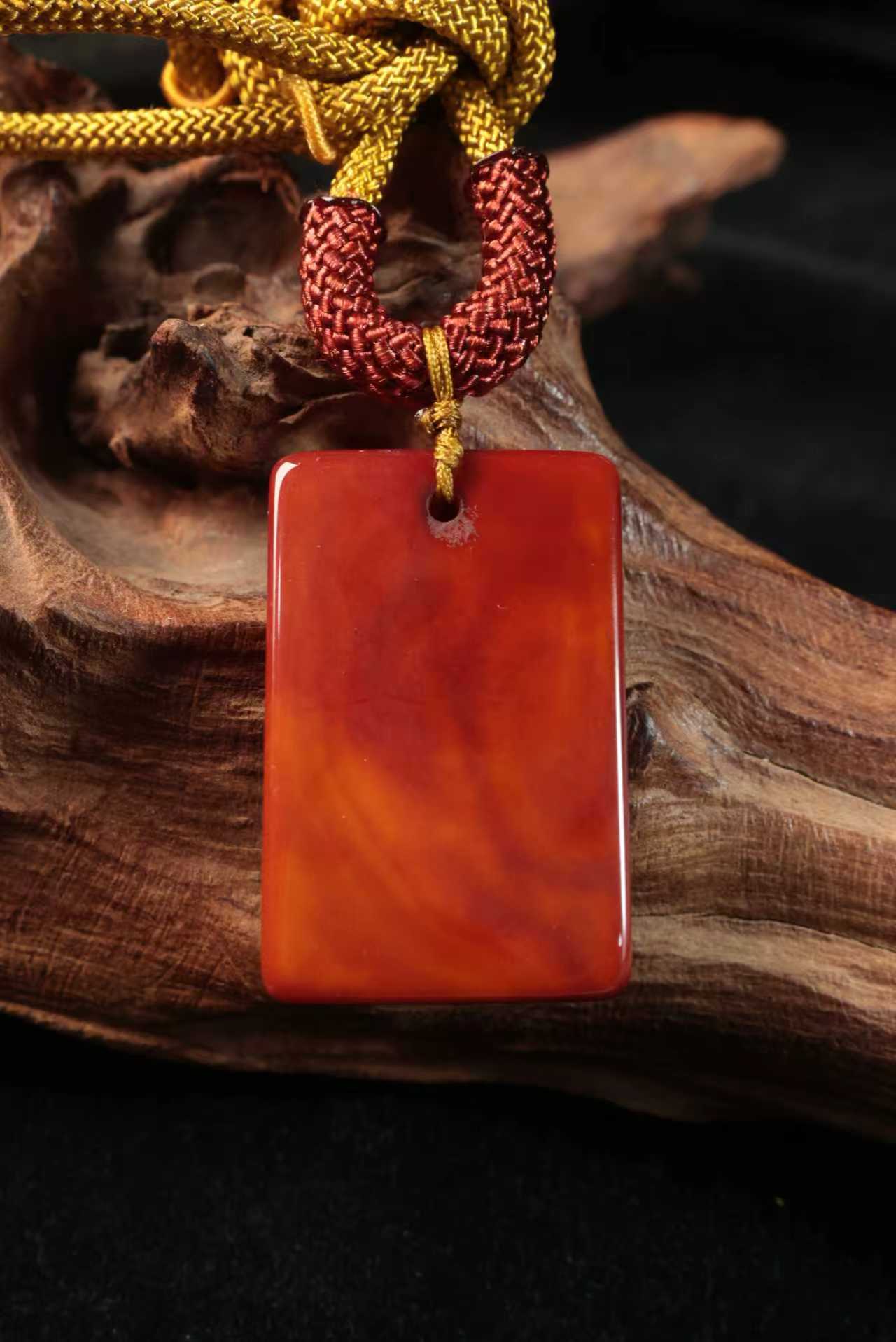 玛瑙无事牌-YJ55-新人福利