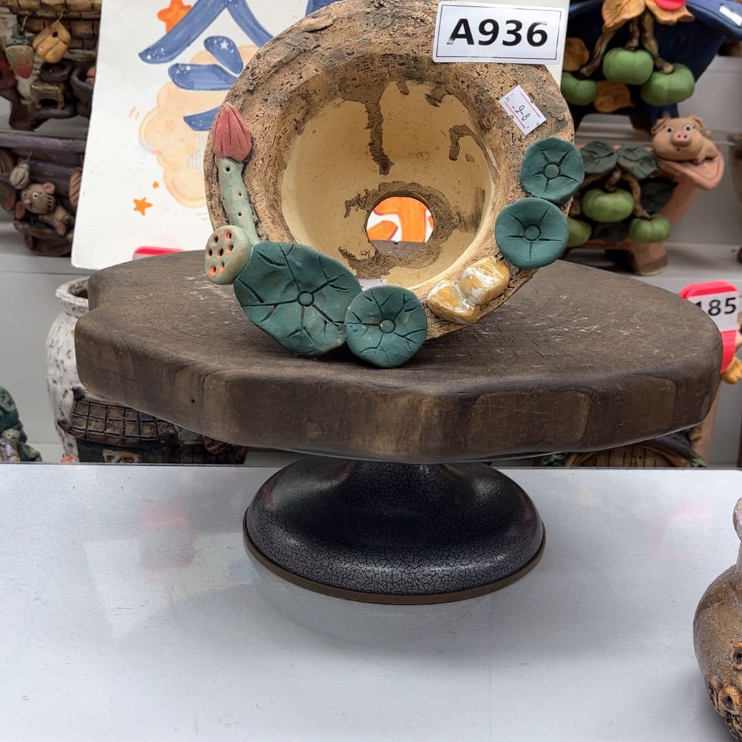 红陶花盆936粗陶
