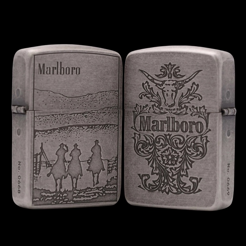 ZIPPO打火机-1941古银万宝路三镖客个性 防风 DY9913DK【林子1