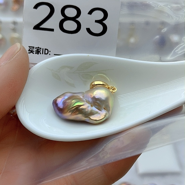 淡水珍珠颈饰银S925镶嵌