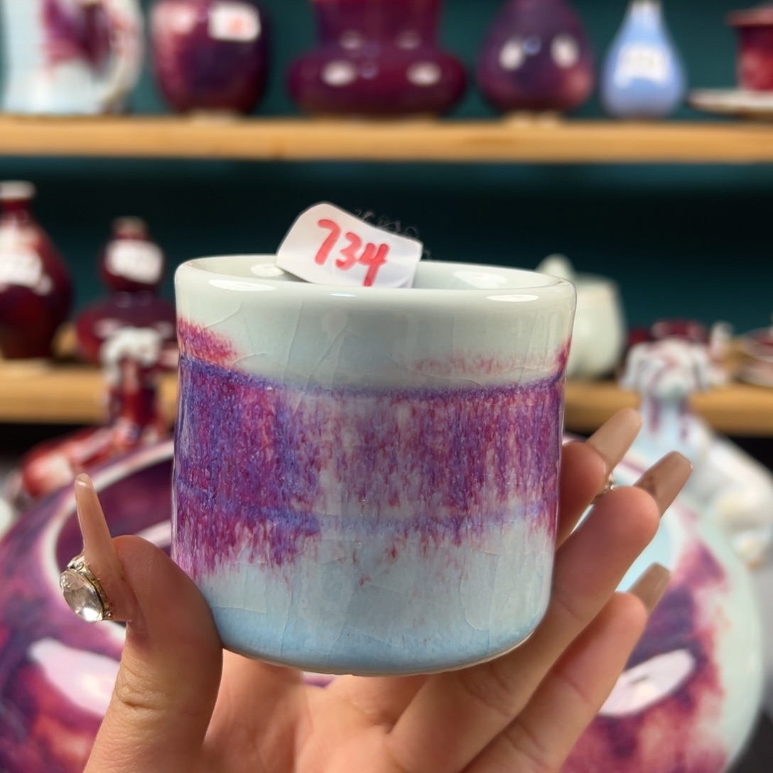 瓷片全品无暇主人杯纯手工