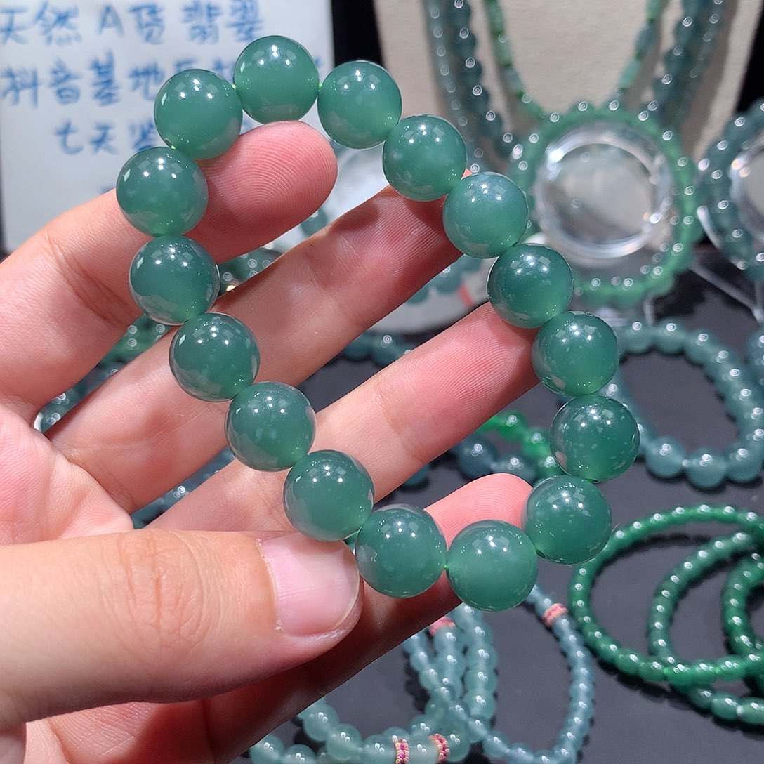 未镶嵌手串翡翠正品纯天然A货翡翠手串13