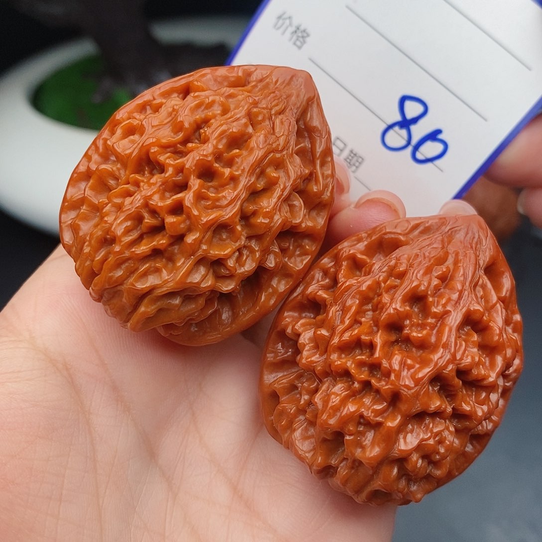 把件文玩核桃39官帽80