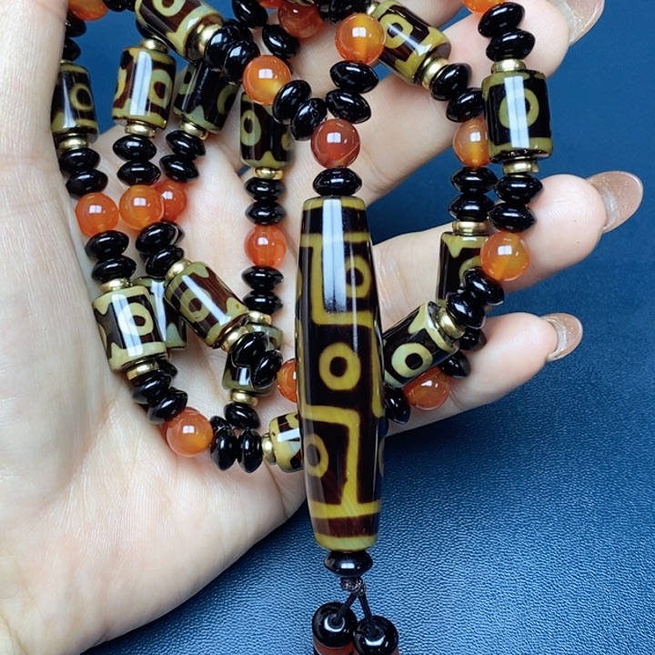 玛瑙/玉髓颈饰合金