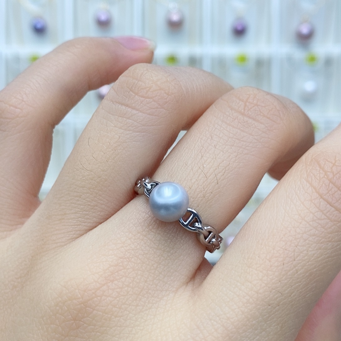 淡水珍珠吊坠(赠链)合金