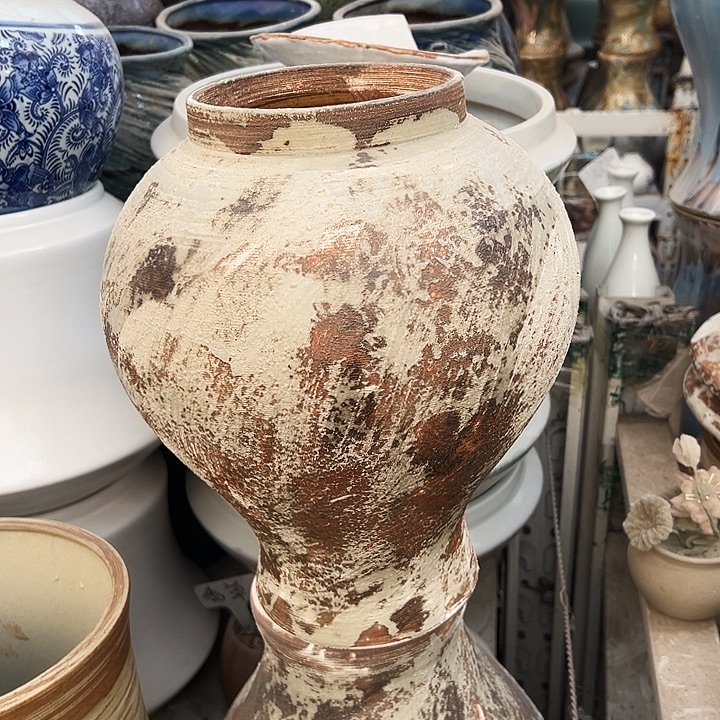 景德镇精品花盆栽适合口14高30