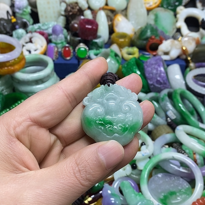 颈饰未镶嵌翡翠缅甸翡翠首饰配饰