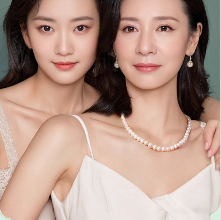 铜合金项链 SM18颈链经典珠串原创设计民族风百搭珠珠项链女