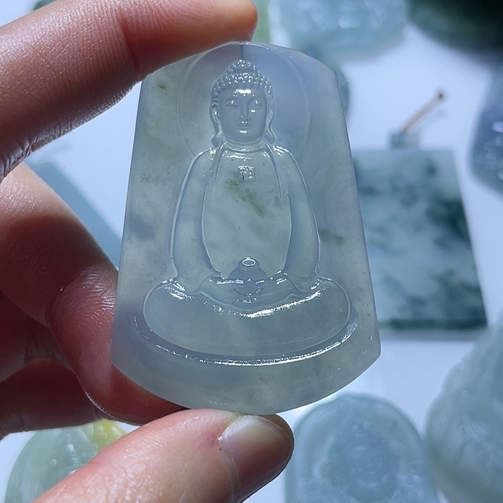 定制翡翠未镶嵌挂件