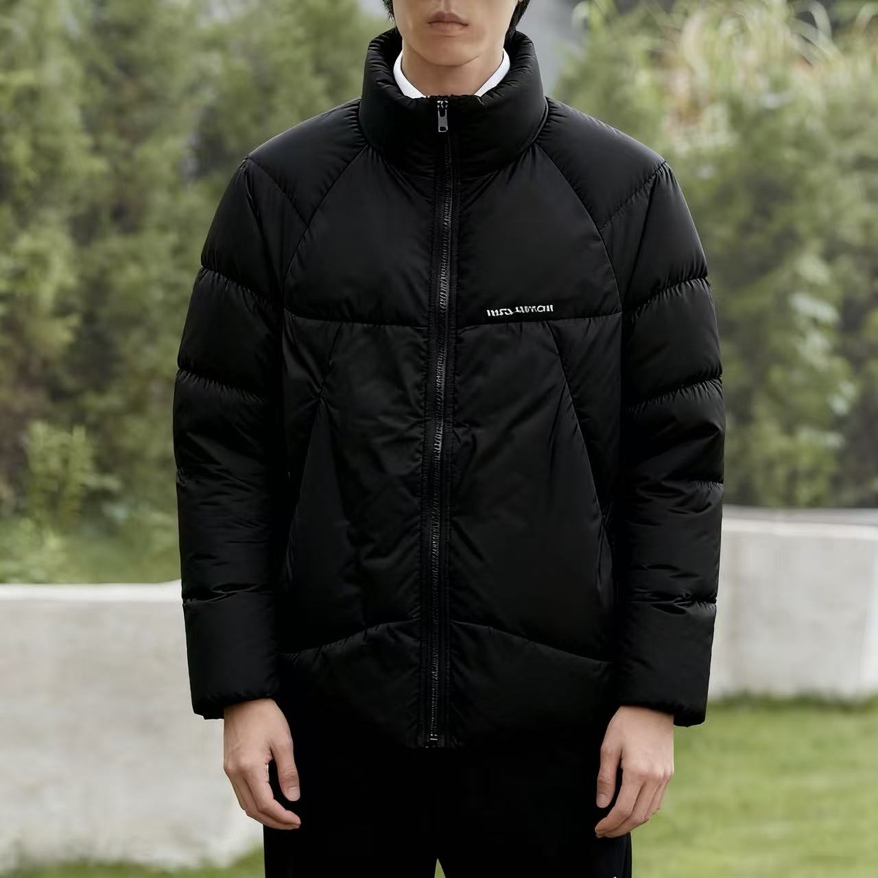 6-3 G 冬季新款男款90%绒黑色休闲百搭保暖羽绒服 G0001