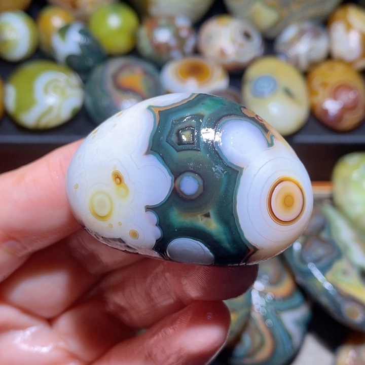 未镶嵌玛瑙/玉髓珠宝半成品
