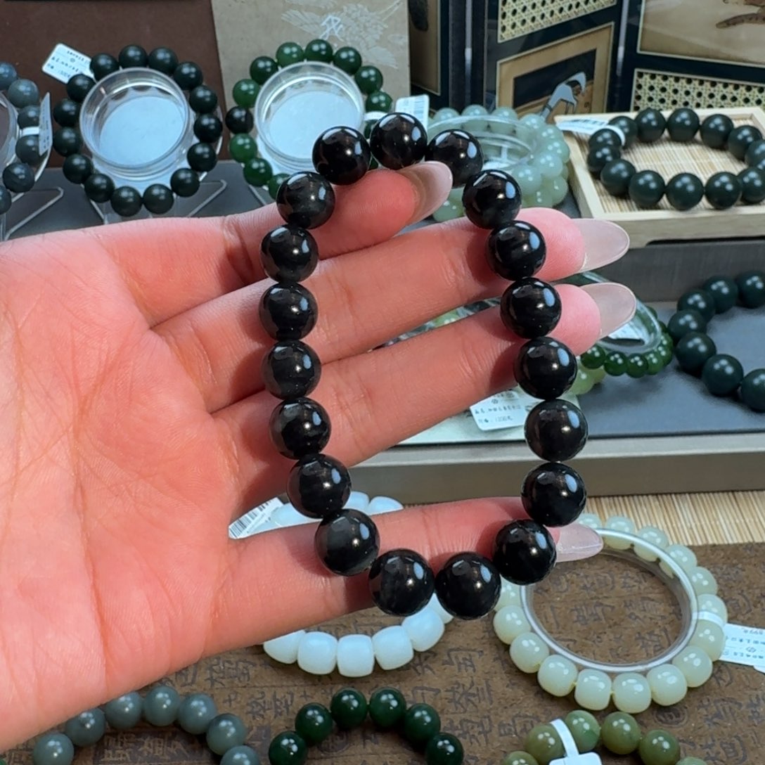 和田玉未镶嵌手链