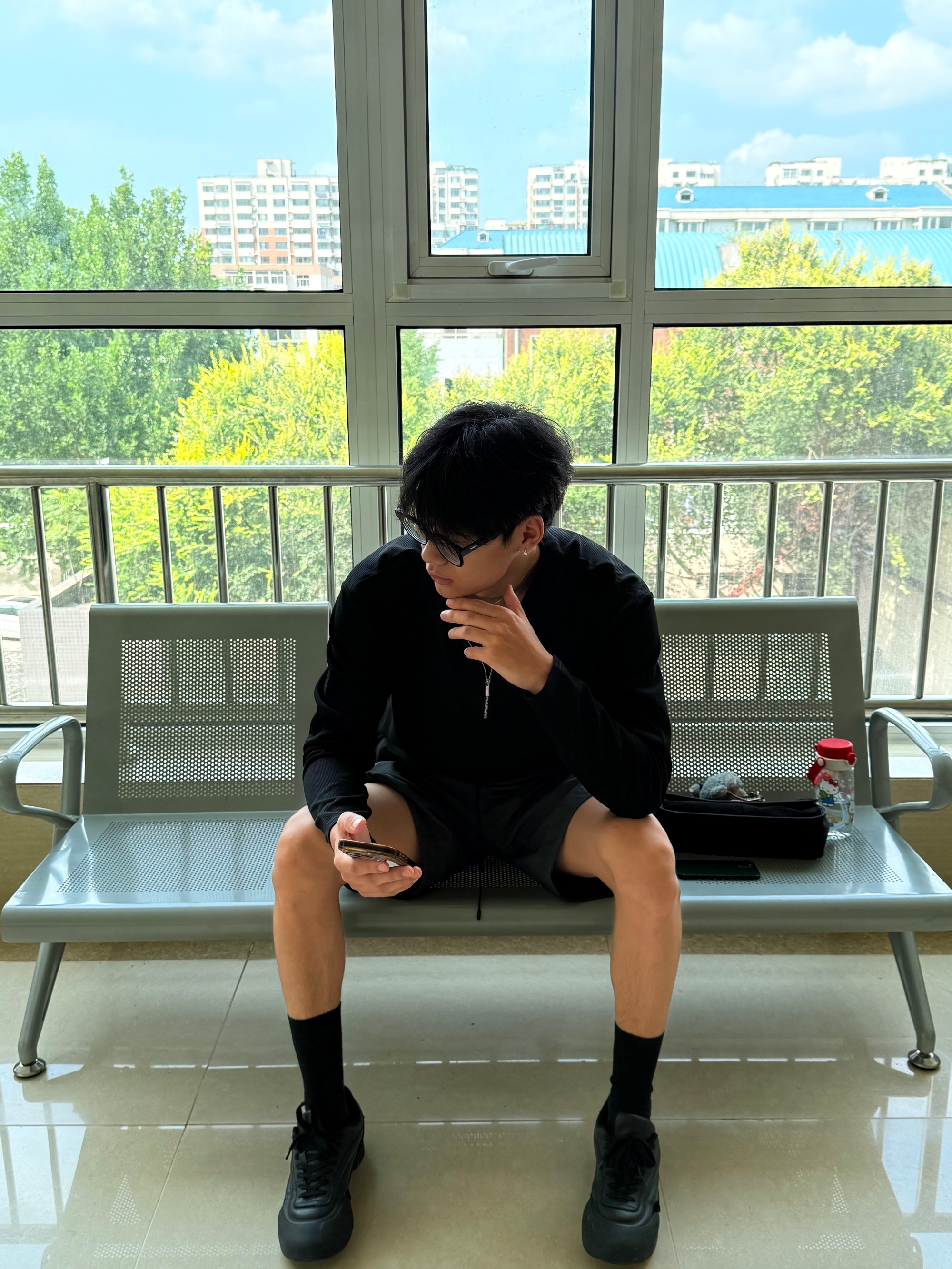 pdts禁止交易华夫格半拉链长袖打底