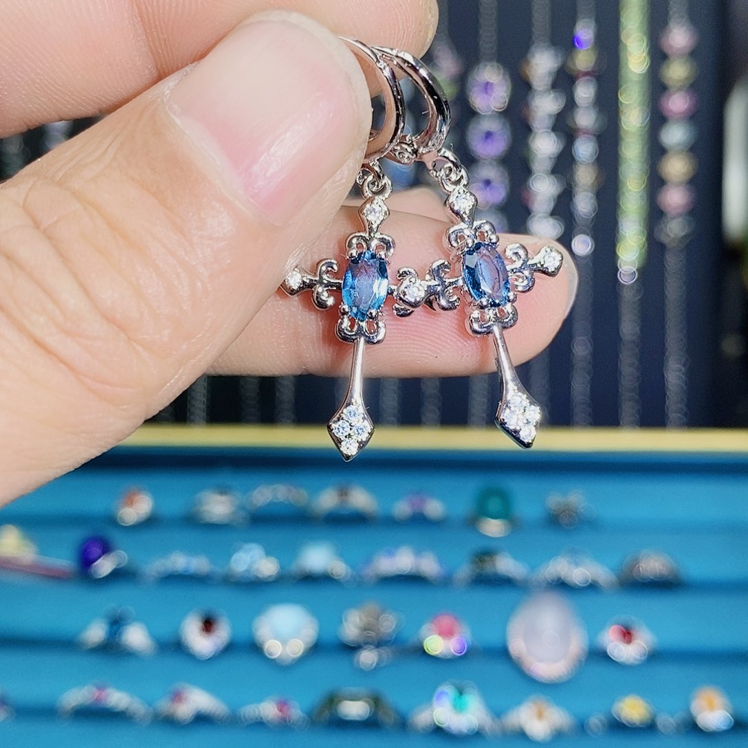 紫晶珠宝半成品银S925镶嵌