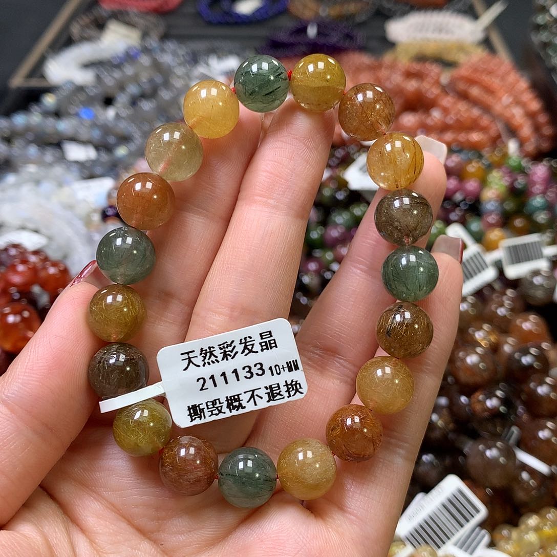 水晶手链未镶嵌，