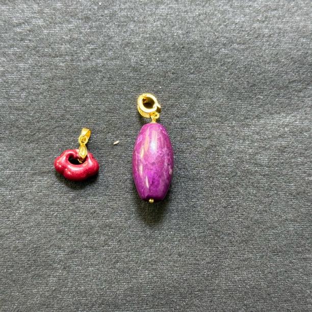 【舒 · 世】 丝绒紫桶珠吊坠  多样性发货SJL25-133