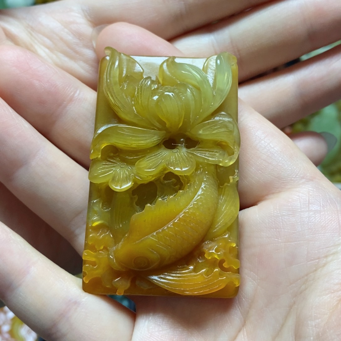 岫玉吊坠(赠链)未镶嵌