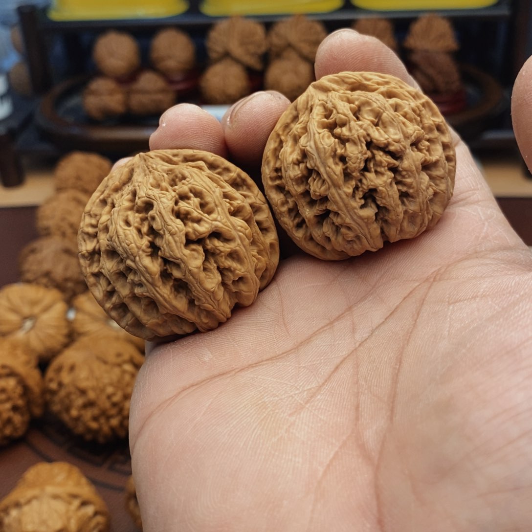 文玩核桃把件41尺 全品球筋 12