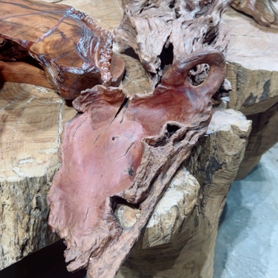 木***森斑纹漆（虎斑木）虎斑木随行果盘