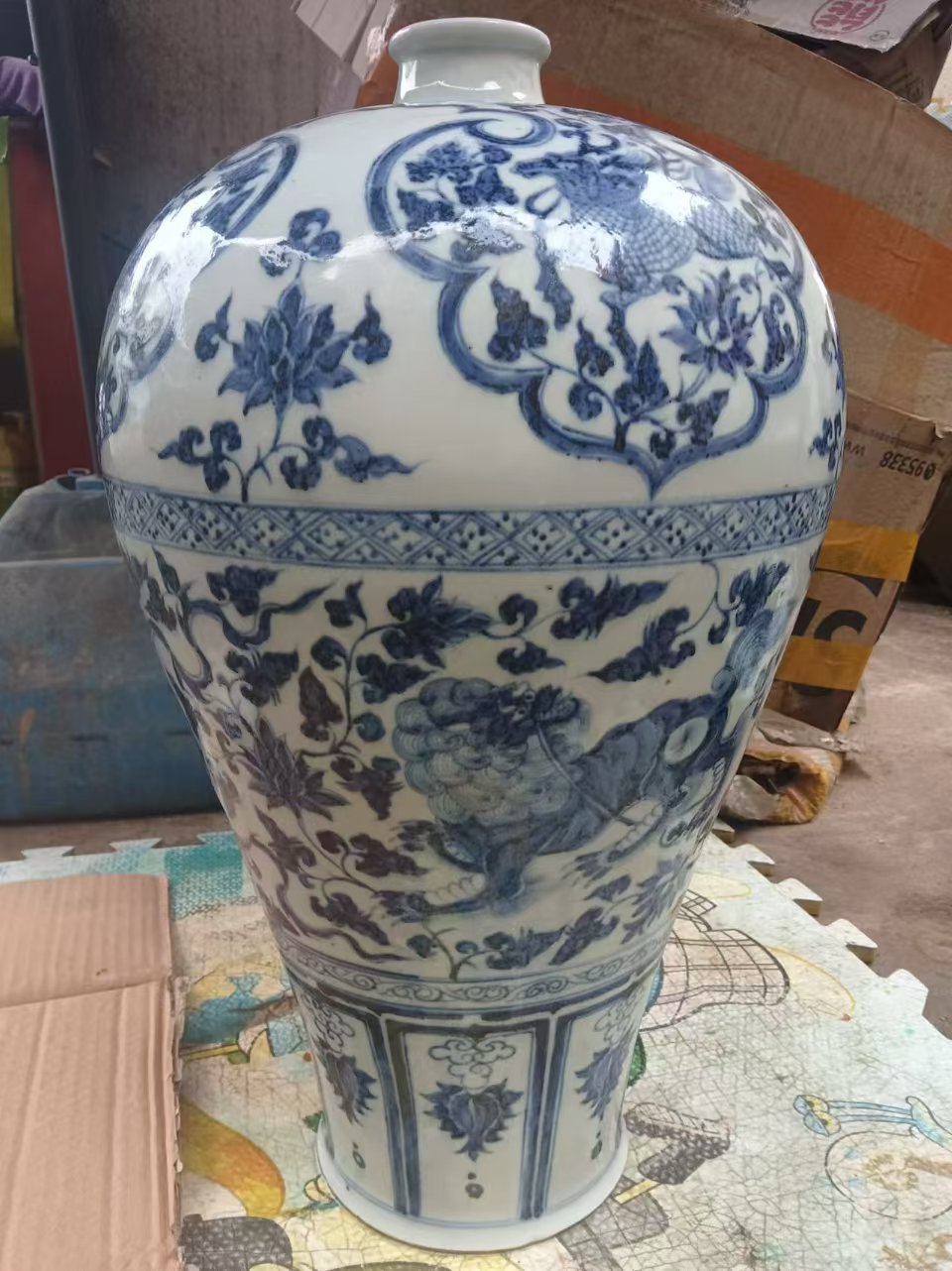 青花梅瓶一个全品