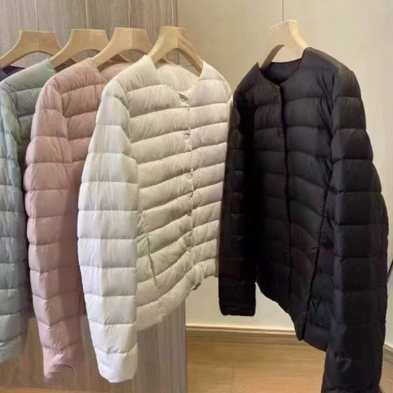 2-马上涨价！U家正品白鸭绒圆领羽绒服轻薄款短款超轻轻便外套-11