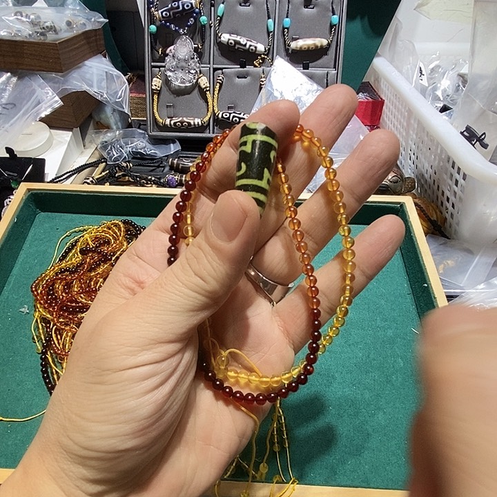 玛瑙/玉髓颈饰未镶嵌36号