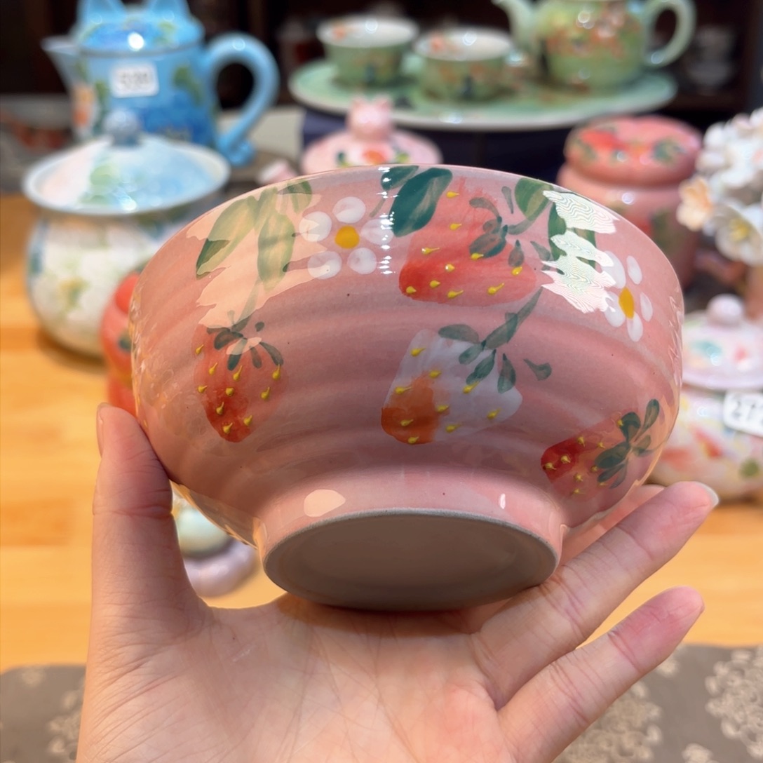 景德镇手绘高温釉下彩陶瓷茶具