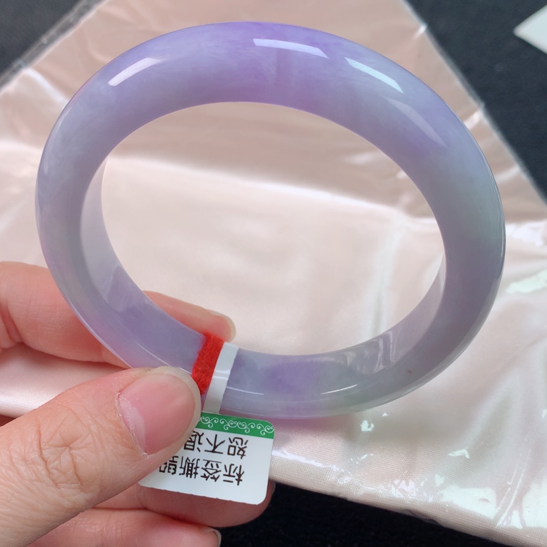 未镶嵌手镯翡翠缅甸天然翡翠手镯58