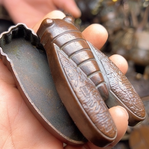 铜制文玩把玩物件