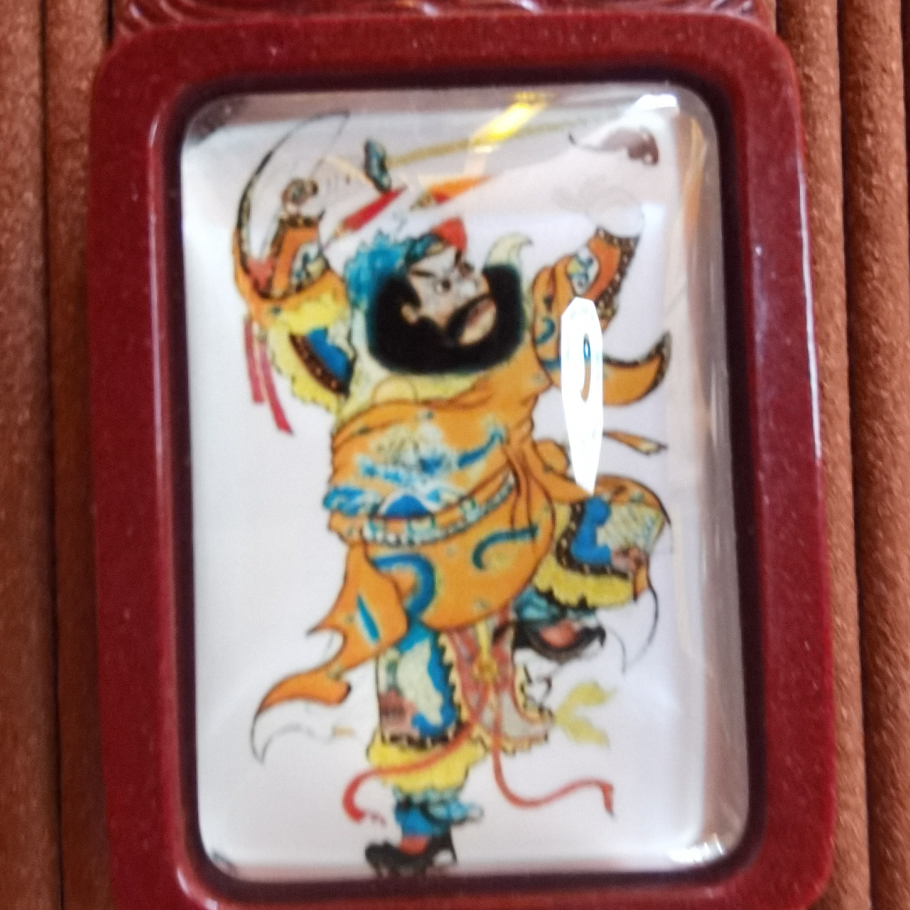 非金属莫桑石吊坠 钟馗，挂件，辰砂，可挡，可避，