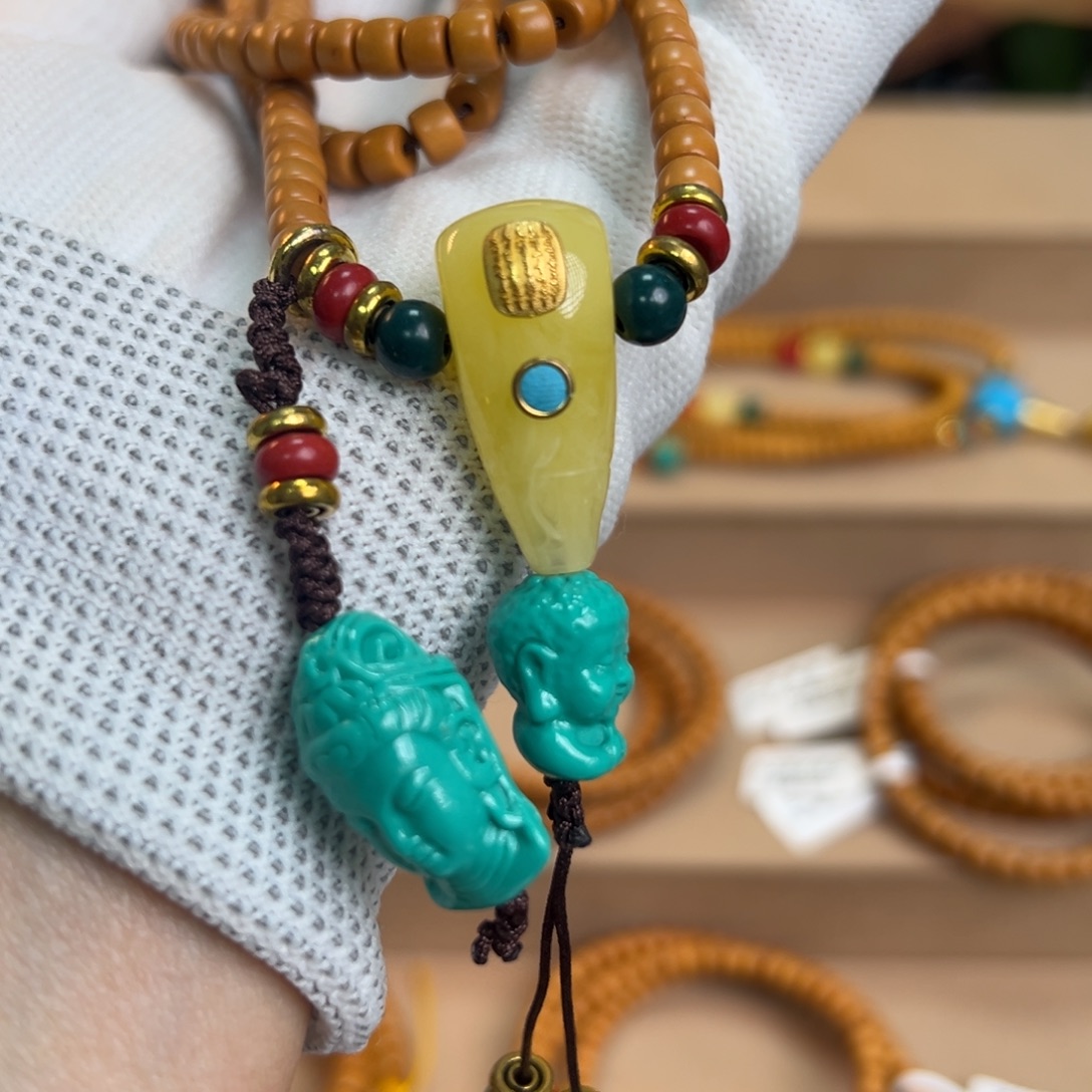 手串/手链橄榄核@@满配脖挂6