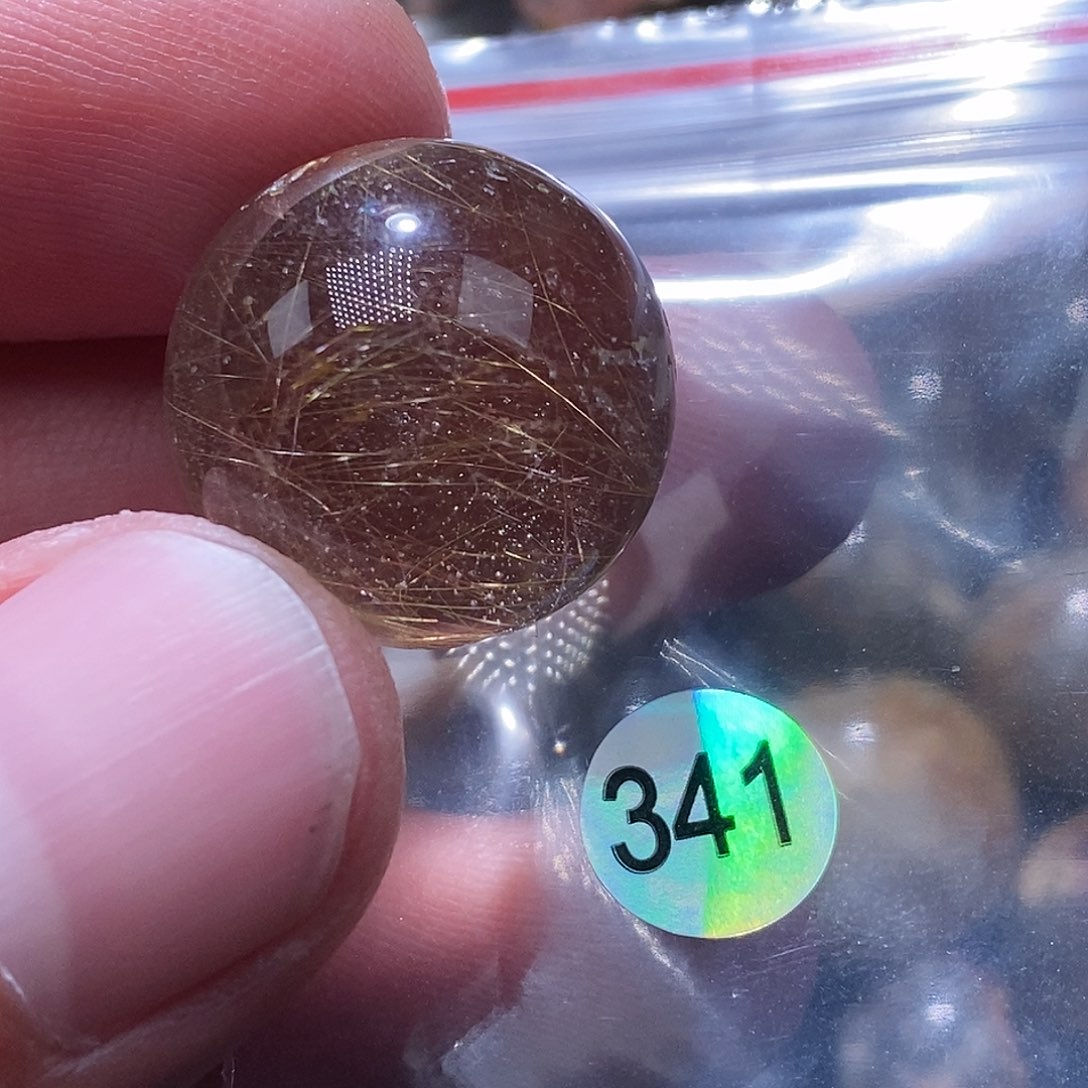 花***～发晶未镶嵌手链天然水晶