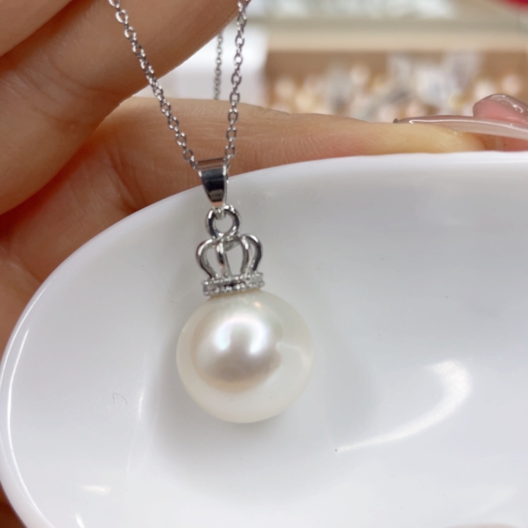 淡水珍珠未镶嵌吊坠(赠链)