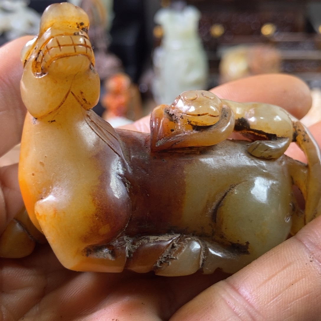 和田玉（糖玉）颈饰未镶嵌