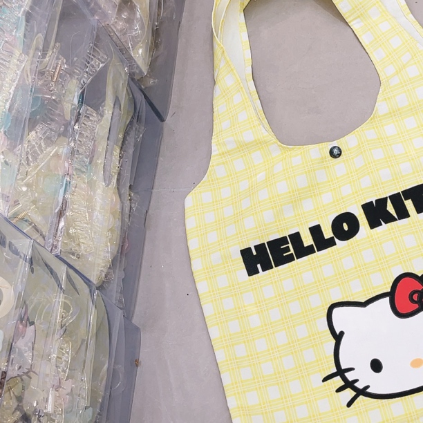 E681黄色小喵咪布包