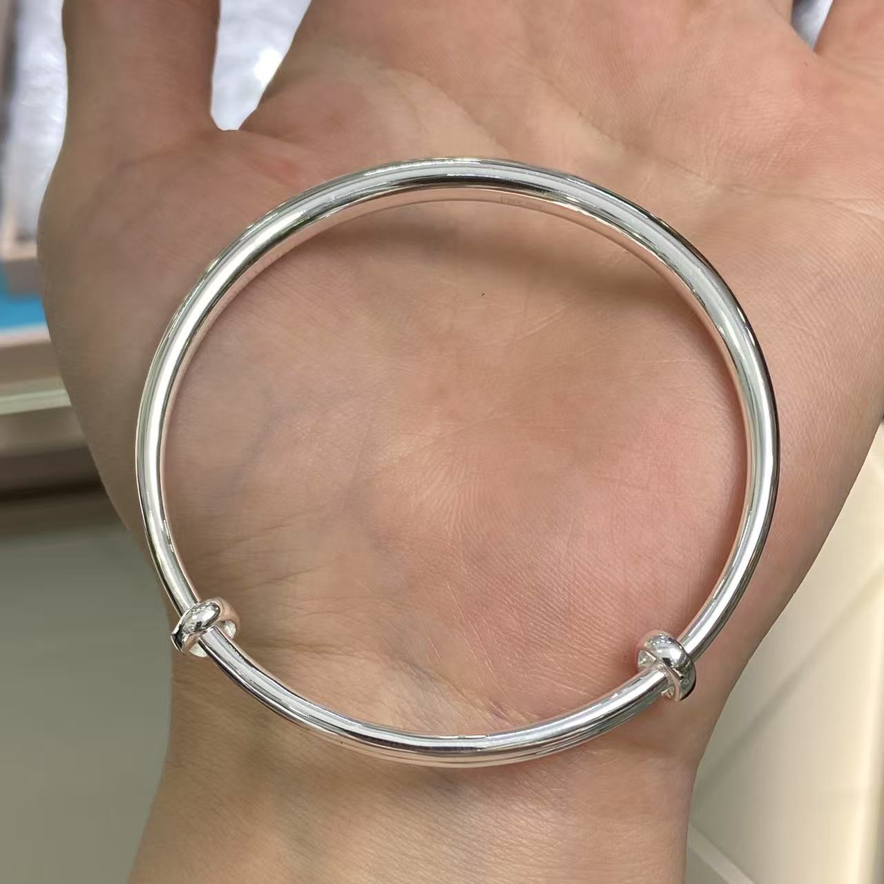 足银银制品 【星浩珠宝】足银手镯5-2T69L589