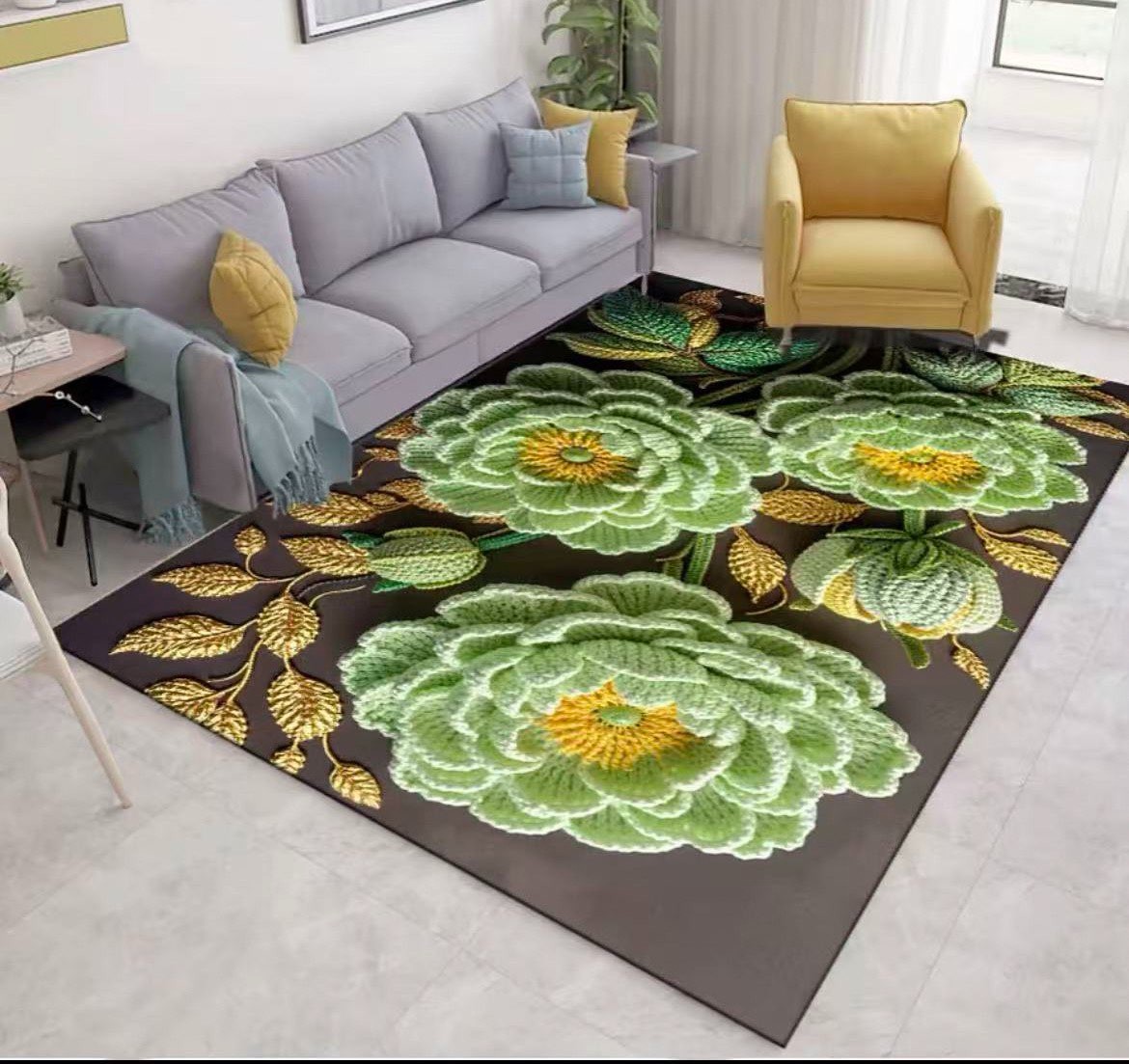 家用奢华大门口入户门口卧室耐磨耐用地毯地垫可裁剪吸水玄关欧式