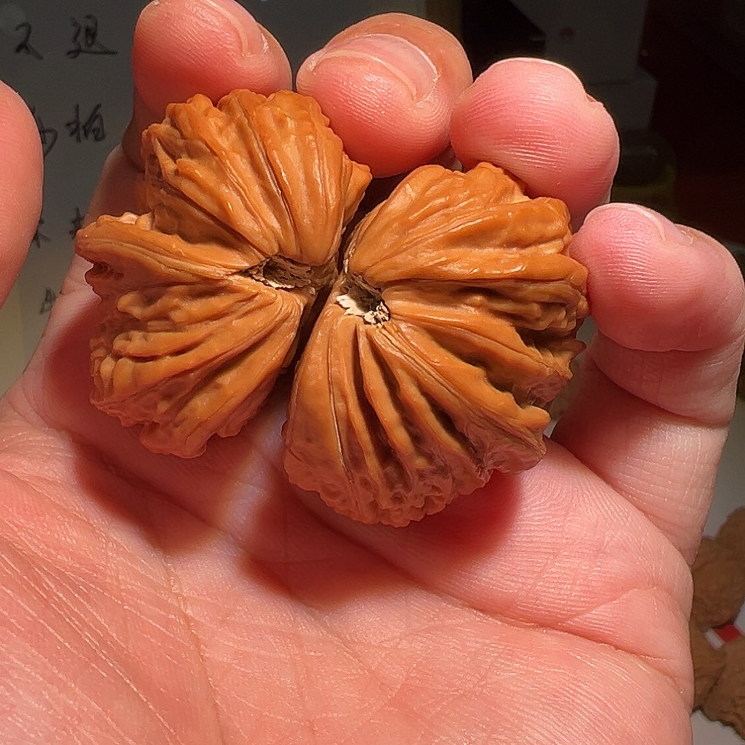 S***n文玩核桃把件铁锤半壁