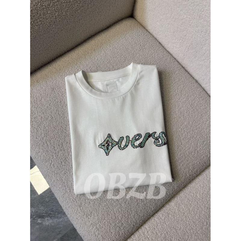 OBZB【L白色短袖】宽松修身时尚潮流百搭不挑人男女同款1012