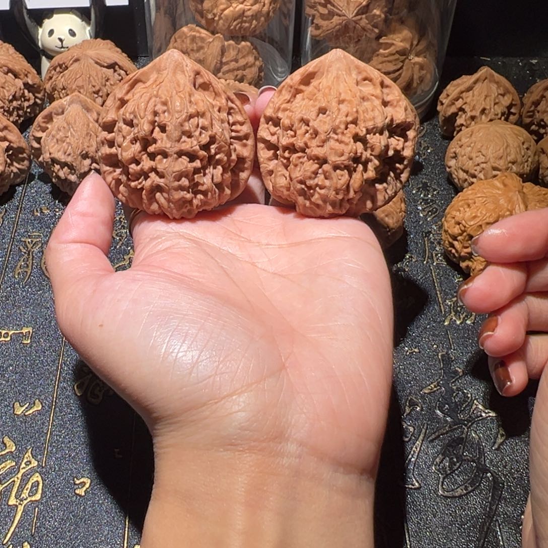 吊坠文玩核桃官帽47手把件68