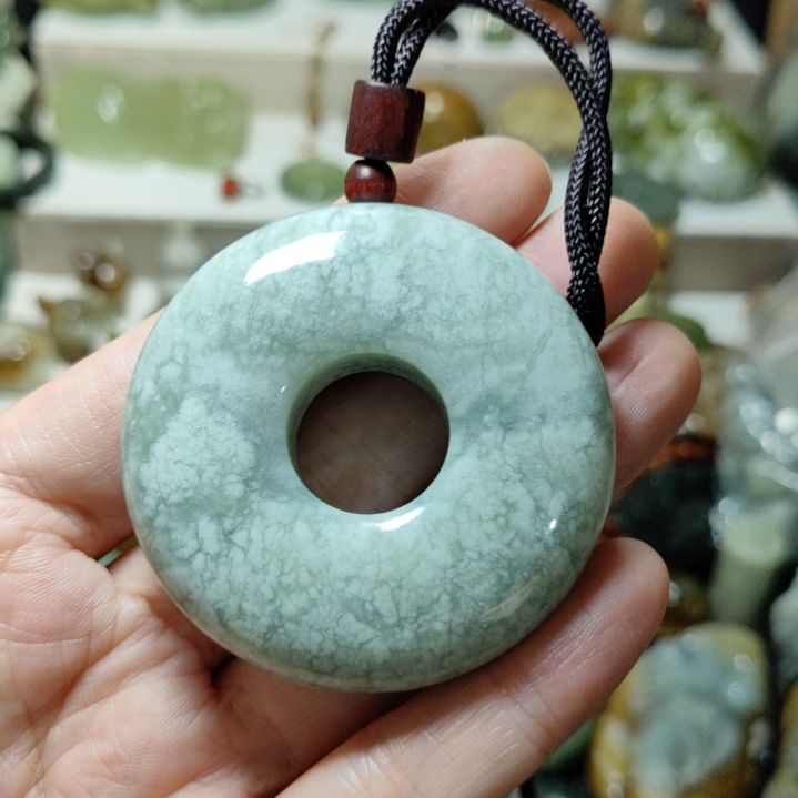 岫玉平安扣未镶嵌