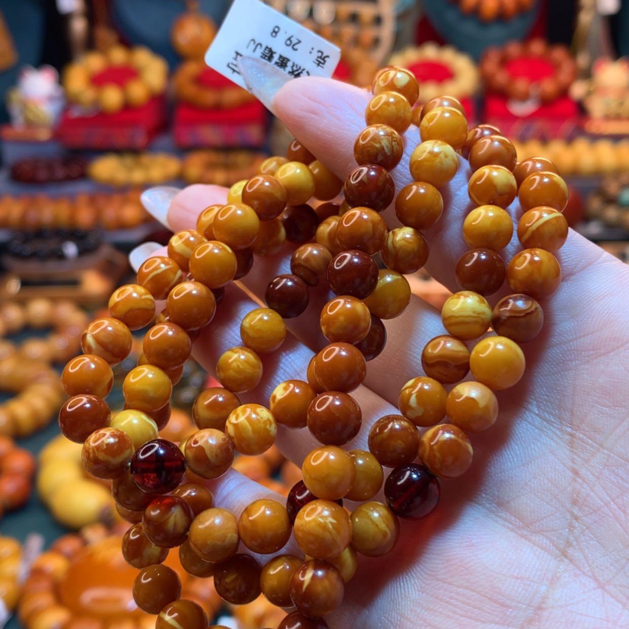 【闪购商品】蜜蜡手链未镶嵌蜜蜡手链