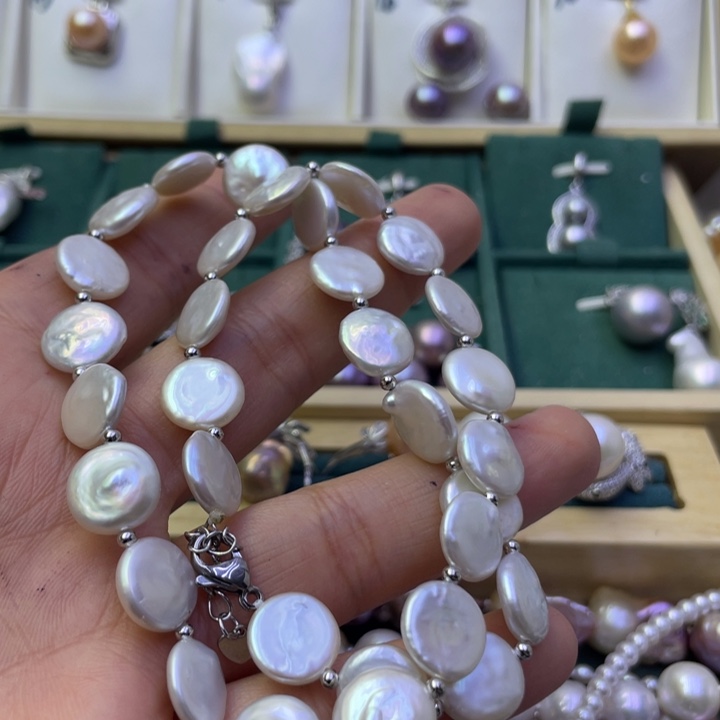 淡水珍珠项链合金一**秋