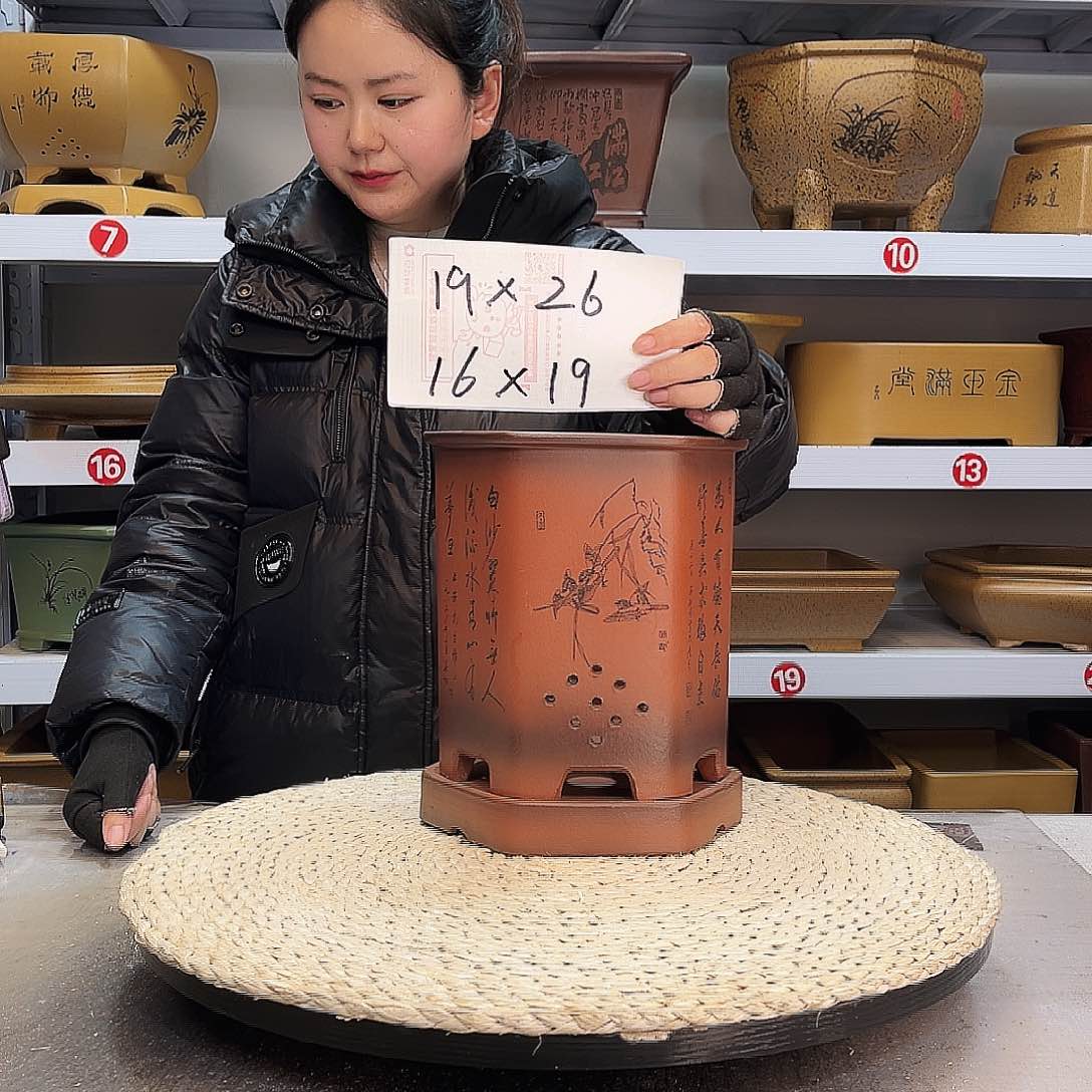 紫砂花盆紫砂花盆