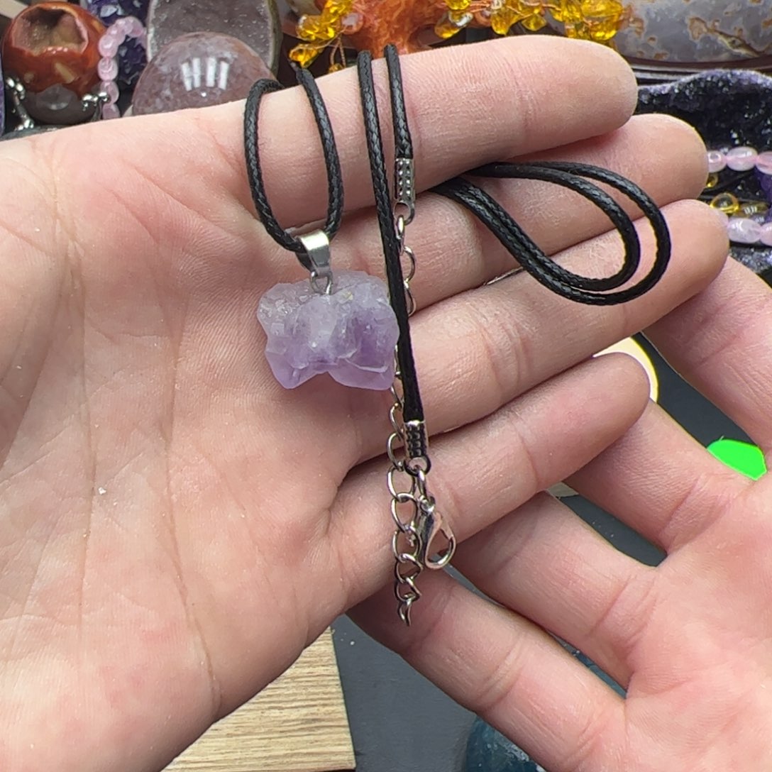 紫晶水晶摆件未镶嵌