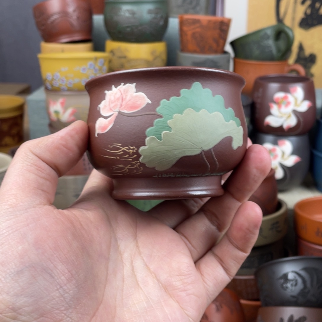 紫砂茶杯紫砂茶杯