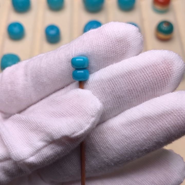 绿松石未镶嵌绿松石隔珠6.2