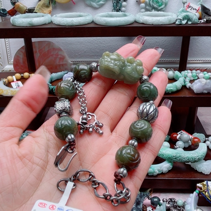 ****贝翡翠未镶嵌手链手链