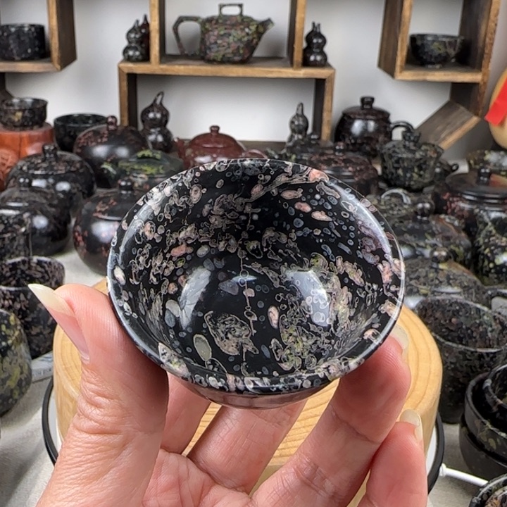 梅花玉彩梅茶杯30毫升