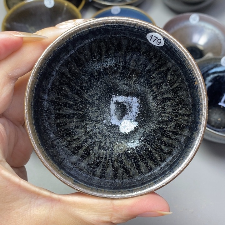 茶盏建窑建盏磨底柴烧主人杯